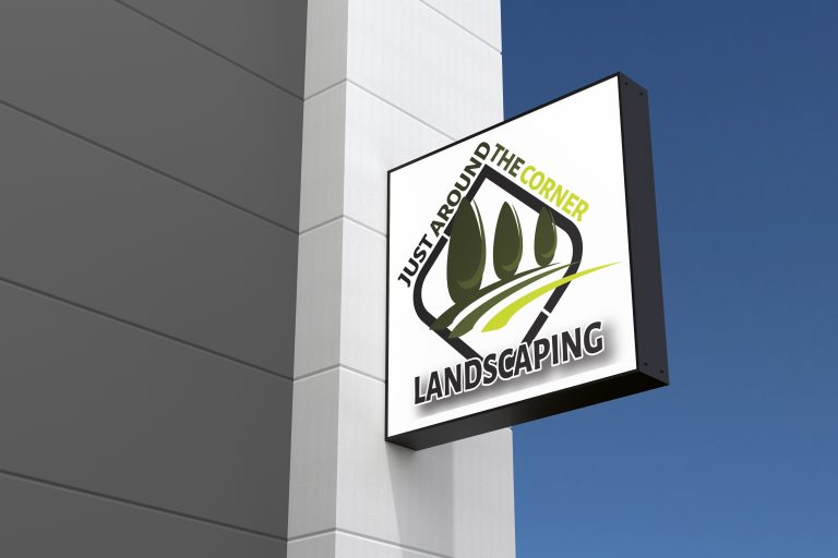 Just Around the Corner Landscaping Logo